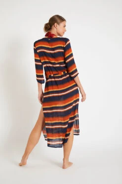 Robe De Plage à Rayures Multicolores ALVEAR VOILAFREEKA -Joli Vetement 20e alvear voilafre zfw06 dev2