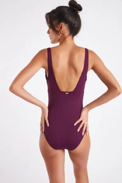 Maillot De Bain Une Pièce Prune FRIDA BARFLEUR -Joli Vetement 21e frida barfleur 41n95 dos