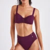 Maillot De Bain 2 Pièces Prune Zadye & Luigi Barfleur