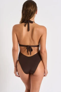 Maillot De Bain 1 Pièce Marron ELISE ALAMOR -Joli Vetement 22e elise alamor hzt78 dos