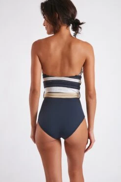 Maillot De Bain Une Pièce Bleu Marine EQUIA BARDANE -Joli Vetement 22e equia bardane zgv06 dos