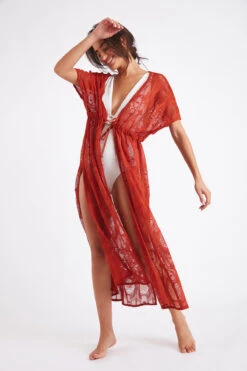 Tunique De Plage Longue Paprika LIZAE VANILLIER -Joli Vetement 22e lizae vanillier jrd68 dev2