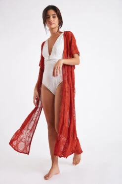 Tunique De Plage Longue Paprika LIZAE VANILLIER -Joli Vetement 22e lizae vanillier jrd68 dev4