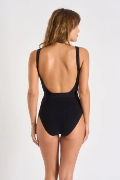 Maillot De Bain Une Pièce Noir Mandini Brehat -Joli Vetement 22e mandini brehat zgt01 dos 1