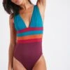 Maillot De Bain Une Pièce Prune NICOLE OSTEA