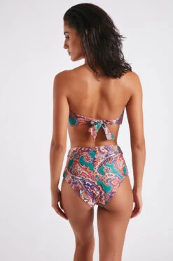 Maillot De Bain 2 Pièces Imprimé Coloré Patola & Cayoa Kasbah -Joli Vetement 22e patola kasbah kbm47 cayoa nasaya kbm47 dos