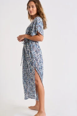 Robe Bleue à Motifs AKYRA VOILHINOKI -Joli Vetement 23e akyra voilhinoki zhz56 dev2