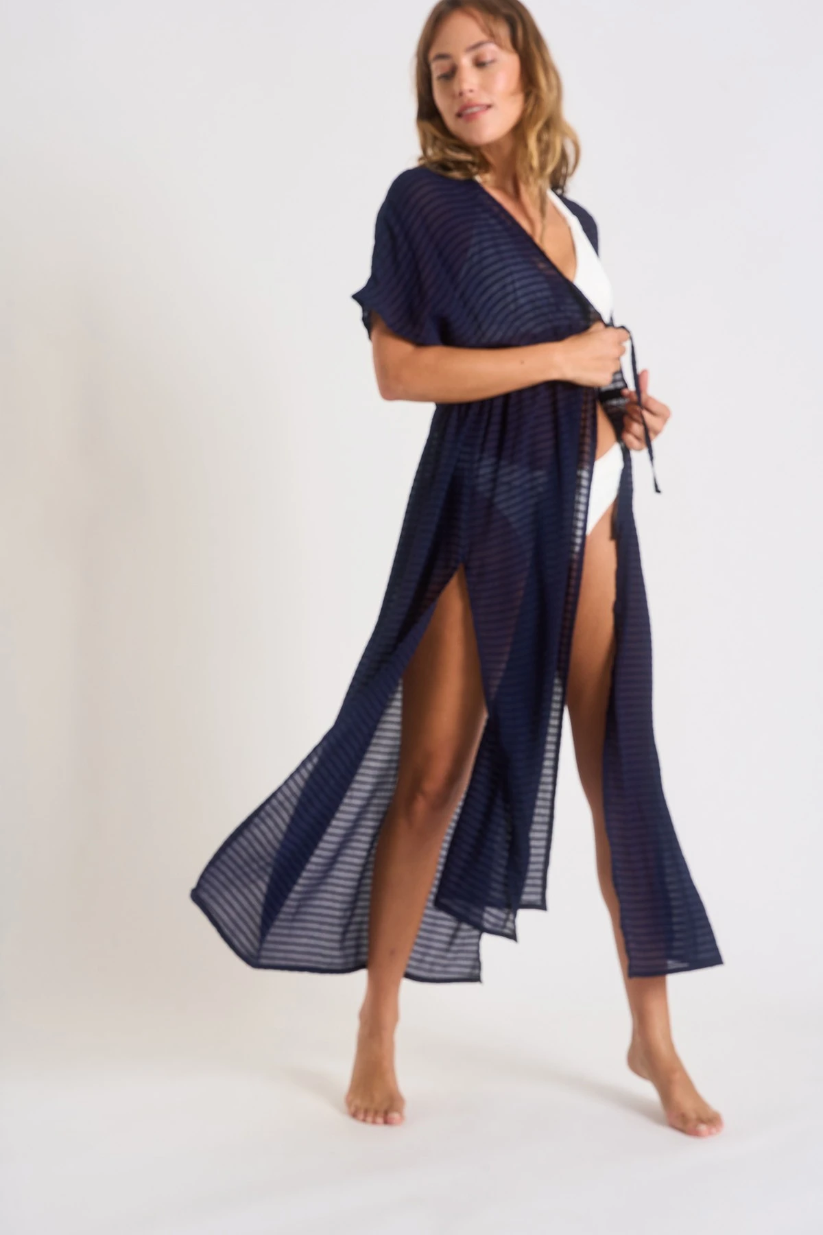 Tunique Marine LIZAE SOLOBEACH 2 Tunique Marine LIZAE SOLOBEACH – Image 2