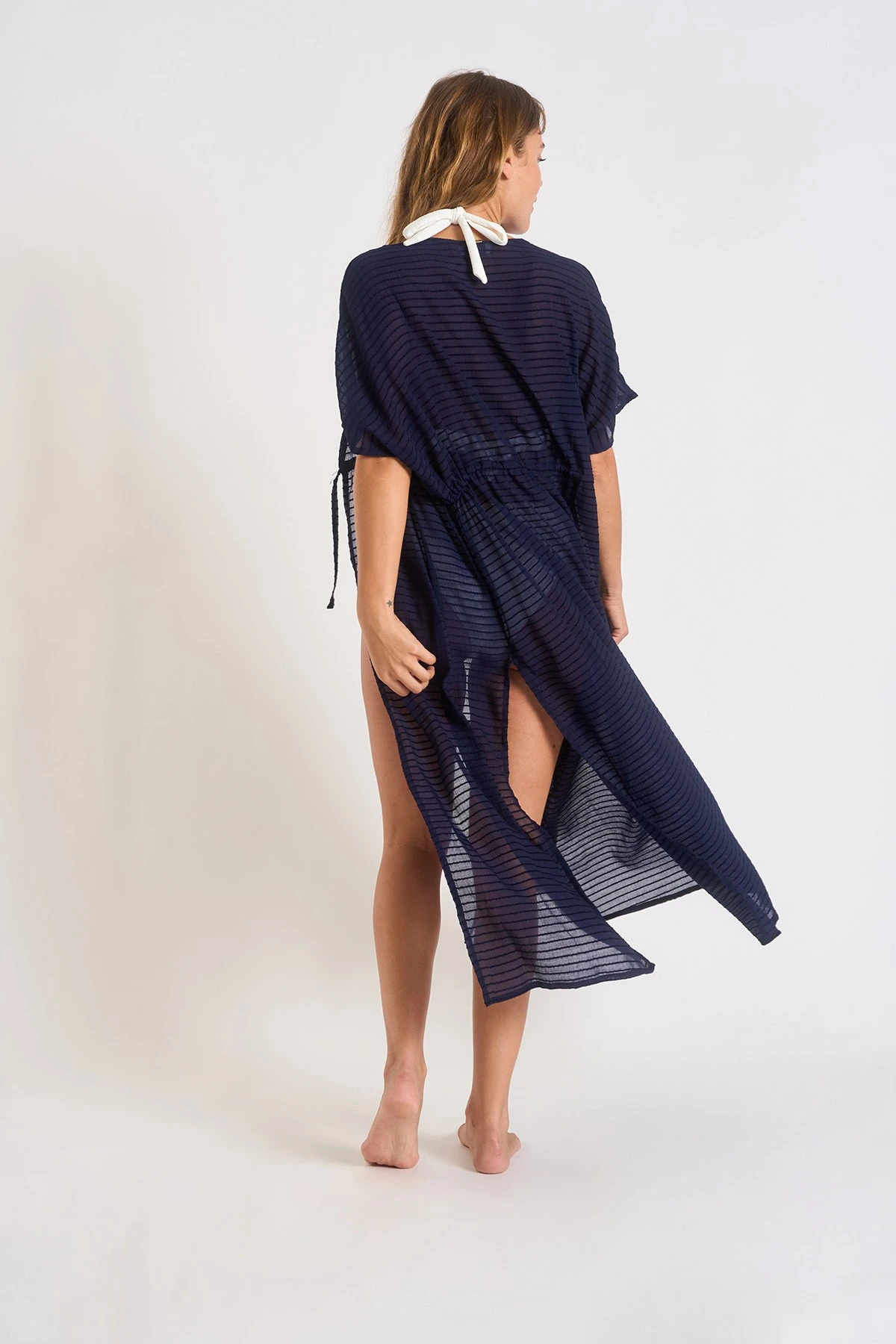 Tunique Marine LIZAE SOLOBEACH 5 Tunique Marine LIZAE SOLOBEACH – Image 5