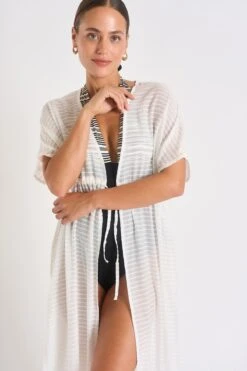 Tunique écrue LIZAE SOLOBEACH -Joli Vetement 23e lizae solobeach lhy11 dev4