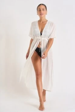 Tunique écrue LIZAE SOLOBEACH -Joli Vetement 23e lizae solobeach lhy11 dev5