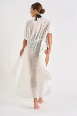 Tunique écrue LIZAE SOLOBEACH -Joli Vetement 23e lizae solobeach lhy11 dos