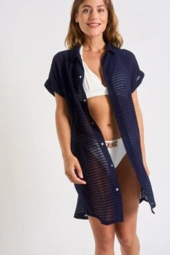 Chemise Marine PALACA SOLOBEACH -Joli Vetement 23e palaca solobeac lhy06 dev3