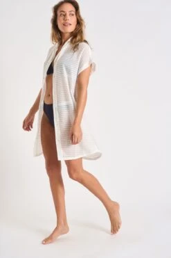 Chemise écrue PALACA SOLOBEACH -Joli Vetement 23e palaca solobeac lhy11 dev2