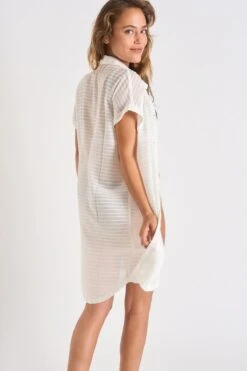 Chemise écrue PALACA SOLOBEACH -Joli Vetement 23e palaca solobeac lhy11 dos