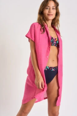 Chemise Rose Fucshia PALACA SOLOBEACH -Joli Vetement 23e palaca solobeac lhy33 dev1
