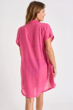 Chemise Rose Fucshia PALACA SOLOBEACH -Joli Vetement 23e palaca solobeac lhy33 dos