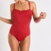 Maillot De Bain Une Pièce Rouge Cerise MICHELA LAVANDOU